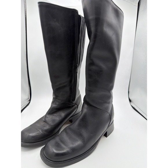 Santana Canada Shoes - Santana Canada 797 Waterproof Leather Knee Riding Boots Black Women 6.5. 1622